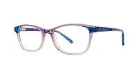 Flat Earth FE279 Cristal Lilas Lunettes Ophtalmique