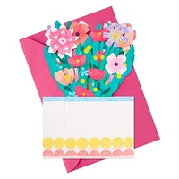 Hallmark Paper Wonder 3D Pop-up Birthday Card, Mother's Day Card, Congratulations Card, Get Well Card (Flower Bouquet)