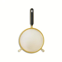 Thyme & Table 3-Piece Fine Mesh Gold Strainer Set, Strainer