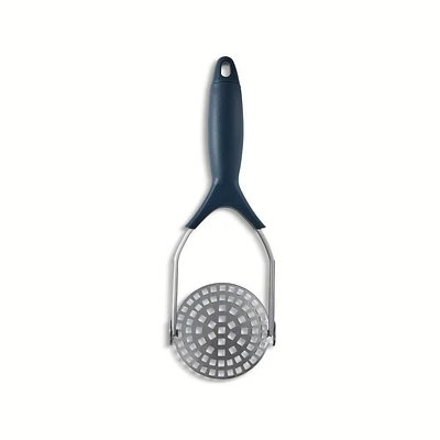 Thyme & Table Stainless Steel Potato Masher, Blue, Masher