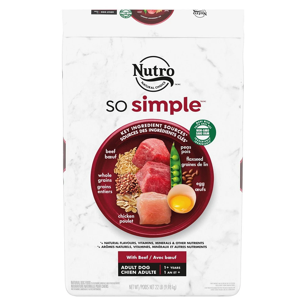 Nutro So Simple Beef Adult Dry Dog Food