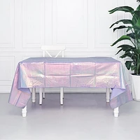 2 ply iridescent table cover, Lavender table cover