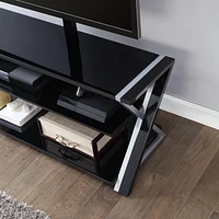 Whalen Xavier 3-in-1 TV Stand for TVs up to 70", 3 Display Options for Flat Screens