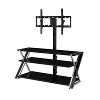 Whalen Xavier 3-in-1 TV Stand for TVs up to 70", 3 Display Options for Flat Screens