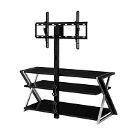 Whalen Xavier 3-in-1 TV Stand for TVs up to 70", 3 Display Options for Flat Screens