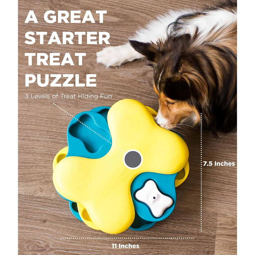 Nina Ottosson by Outward Hound Interactive Treat Puzzle Dog Tornado Toy, Engaging Puzzle