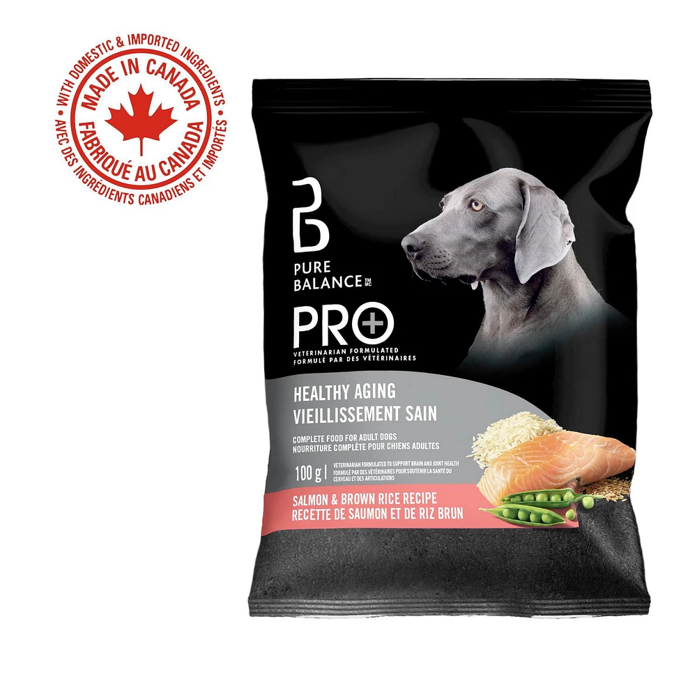 Pure Balance Pro+ Healthy Aging, Salmon & Brown Rice Recipe Dry Dog Food, 100 g, 3.5 kg, 7 kg