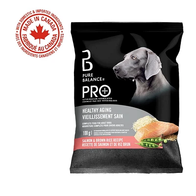 Pure Balance Pro+ Healthy Aging, Salmon & Brown Rice Recipe Dry Dog Food, 100 g, 3.5 kg, 7 kg