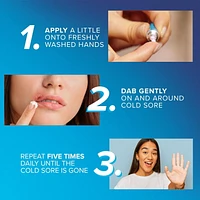 Abreva Cream Pump Cold Sore Treatment, Heals your cold sore in 4.1 days, Contains docosanol to protect healthy cells against the virus, 2g, 2 g