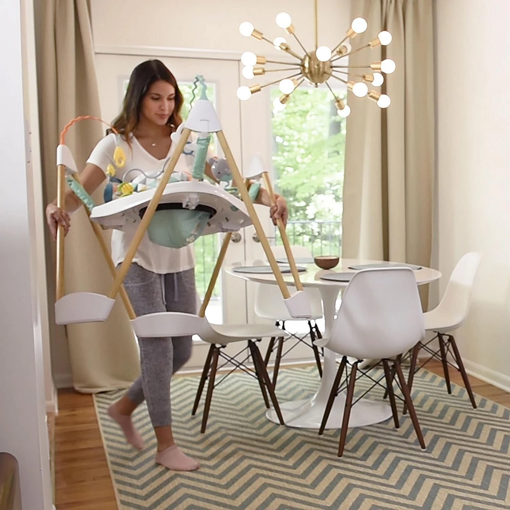 Evenflo ExerSaucer Woodland Wonder Frame Jumper