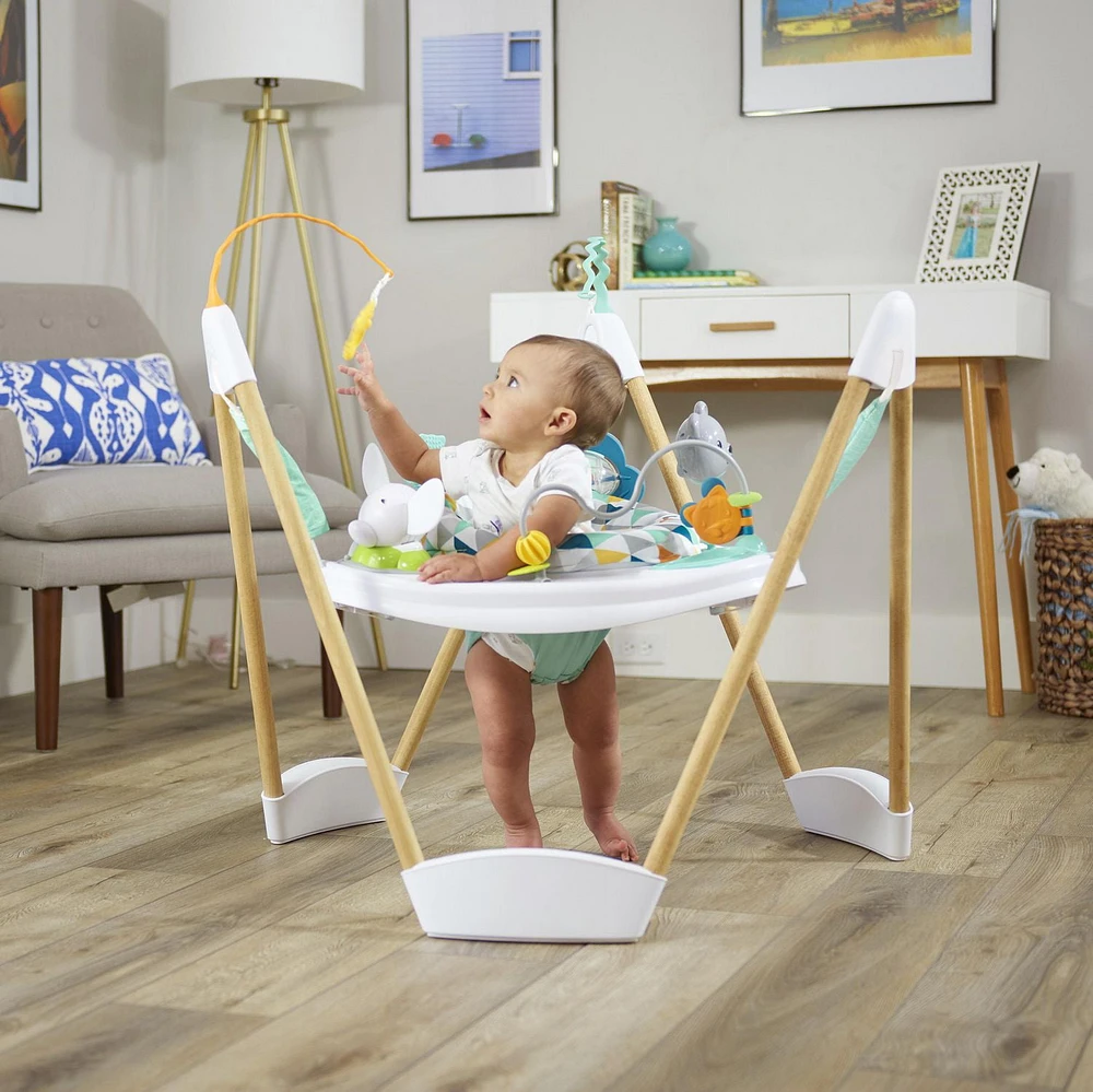 Evenflo ExerSaucer Woodland Wonder Frame Jumper