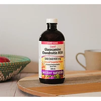 Webber Naturals® Liquid Glucosamine Chondroitin MSM, 500/360/400 mg