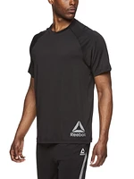 T-shirt d'entraînement à manches courtes Duration Performance pour hommes de Reebok