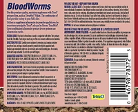 Tetra BloodWorms nourriture lyophilisée Pour une forme et une énergie!