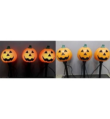 Halloween Lighted Pathway S/3 CandleFlicker Traditional JOL