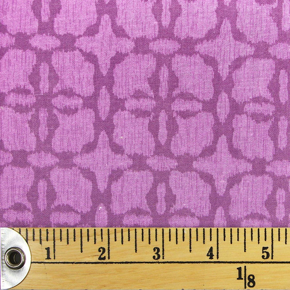 Fabric Creations Purple with Pink Tie Dye Floral Fat Quarter Pre-Cut Fabric - 18" x 21" / 45cm x 53cm, 18" x 21" / 45cm x 53cm