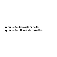 Choux de Bruxelles Mon marché fraîcheur 340 g