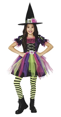 COSTUME DE SORCIÈRE DES FILLES D’HALLOWEEN