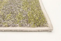 ECARPET Cora Ivory/Green Rug