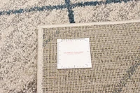 ECARPET Devos Ivory/Blue Rug