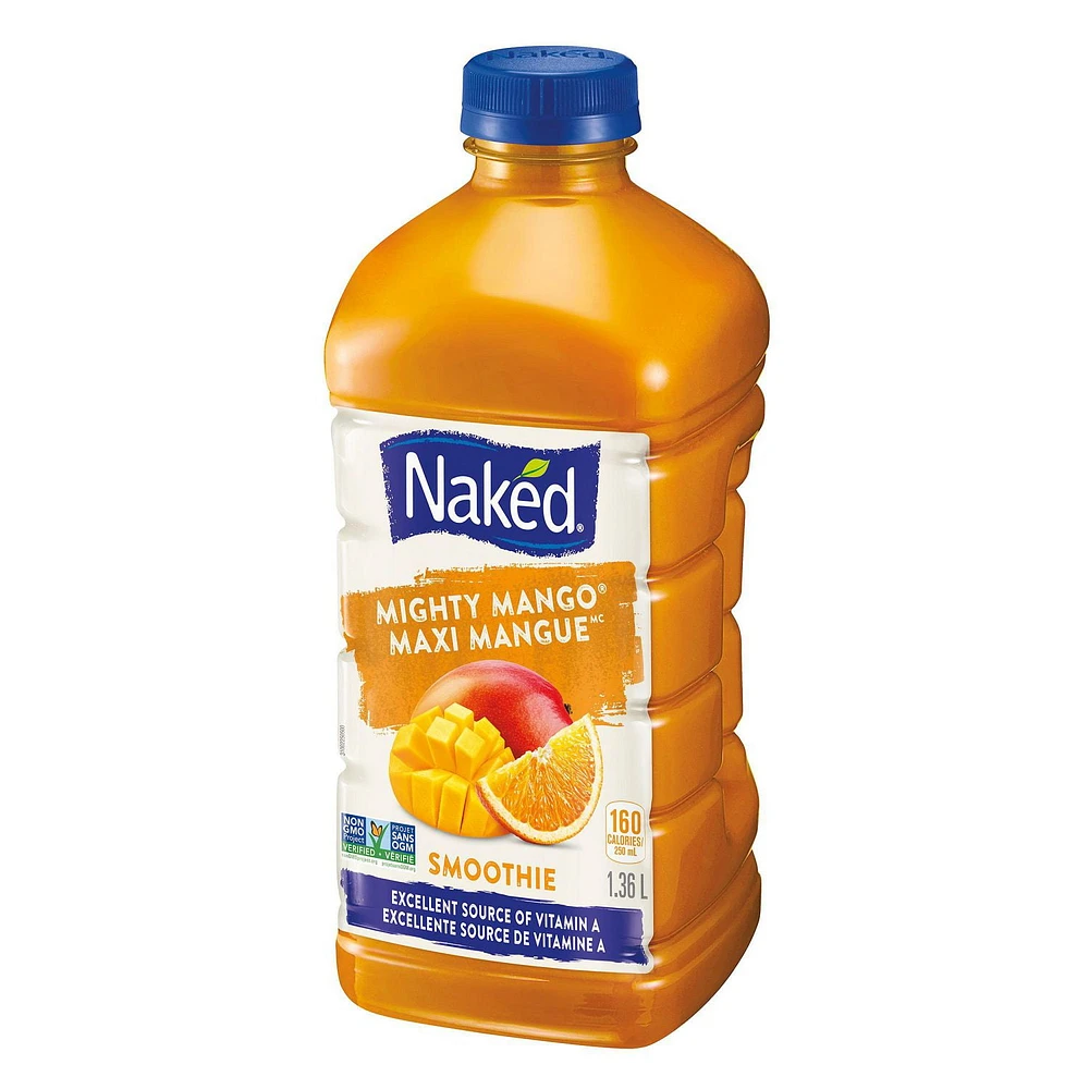 Naked Smoothie Mighty Mango, Naked® Mighty Mango® Smoothie, 1.36 L Bottle