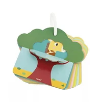 Janod Savannah Tactile Cards Set - 12 months to 3 years old - 7 cards.