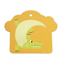 Janod Savannah Tactile Cards Set - 12 months to 3 years old - 7 cards.