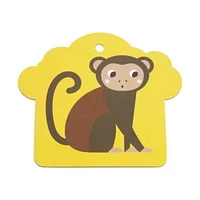 Janod Savannah Tactile Cards Set - 12 months to 3 years old - 7 cards.