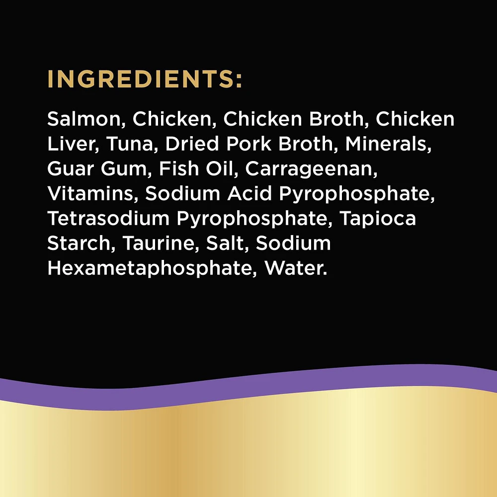 Sheba Bistro Perfect Portions Salmon & Tuna Adult Wet Cat Food Paté, 75g
