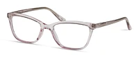 Colour Block Womens Prescription Eyeglasses, Vcwc19, Pink Crystal, 51-17-135