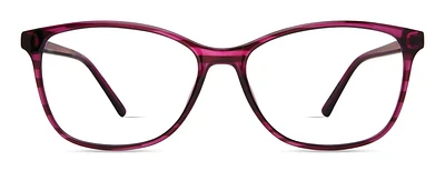 Colour Block Lunettes De Vue Pour Femmes, Vcwc22, Violette, 56.0-15.0-145