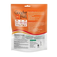 Good 'n' Fun Torsades Triple Saveur Chien à Mâcher avec Cuir de Boeuf, Poulet et Arôme de Porc, 245g 3 Gâteries en 1!
