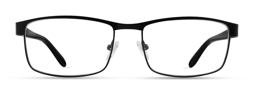 Phat Farm Lunettes De Vue Pour Hommes, Hv709, Noir, 55-17-140