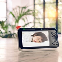 Moniteur bébé Motorola PIP1610 Connect Wi-Fi HD motorisé - Blanc
