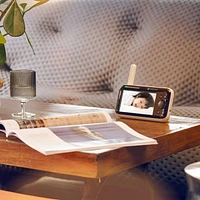 Moniteur bébé Motorola PIP1610 Connect Wi-Fi HD motorisé - Blanc