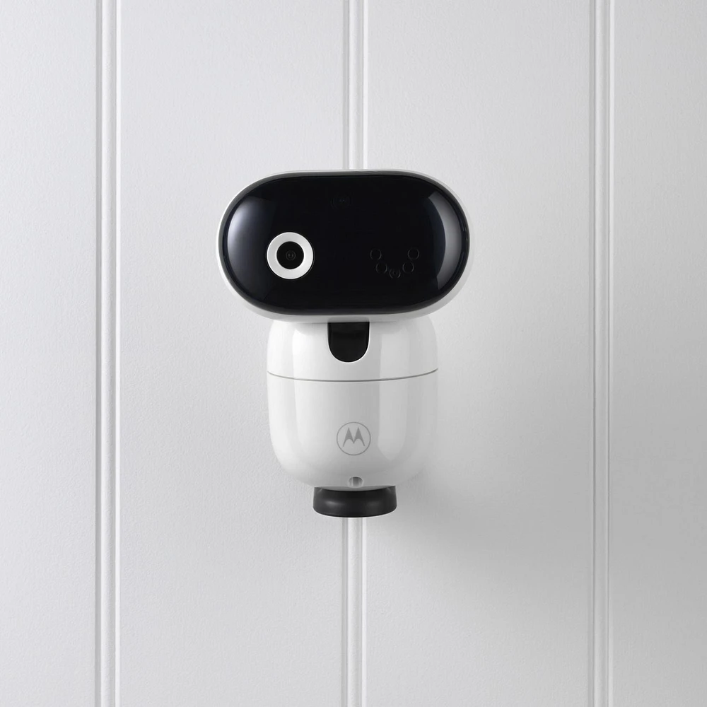 Moniteur bébé Motorola PIP1610 Connect Wi-Fi HD motorisé - Blanc