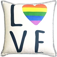 hometrends Pride Love Decorative Pillow