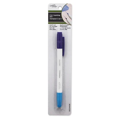 Unique Creativ 2-in-1 Dual-Tip Wash-out/Air Erasable Marking Pen