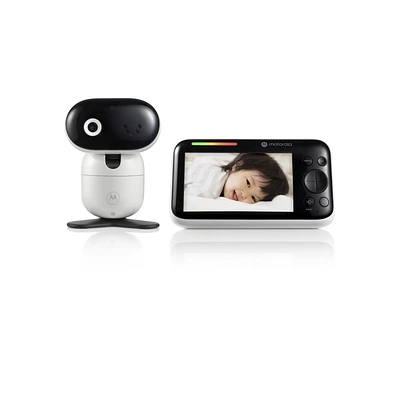 Moniteur bébé Motorola PIP1610 Connect Wi-Fi HD motorisé - Blanc