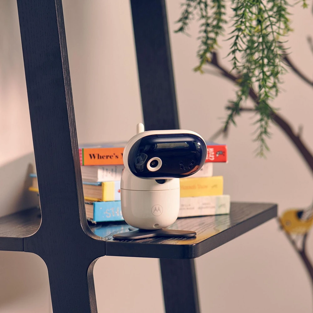 Moniteur bébé Motorola PIP1610 Connect Wi-Fi HD motorisé - Blanc