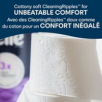 Papier hygiénique Cottonelle Ultra Comfort, papier hygiénique robuste, 12 méga rouleaux (12 méga rouleaux = 48 rouleaux ordinaires), 244 feuilles par rouleau