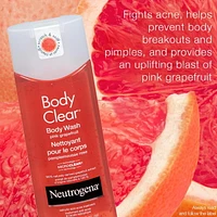 Nettoyant pour le corps Neutrogena Body Clear - dose maximale d’acide salicylique, vitamine C - sans huile - arôme de pamplemousse rose 250 ml