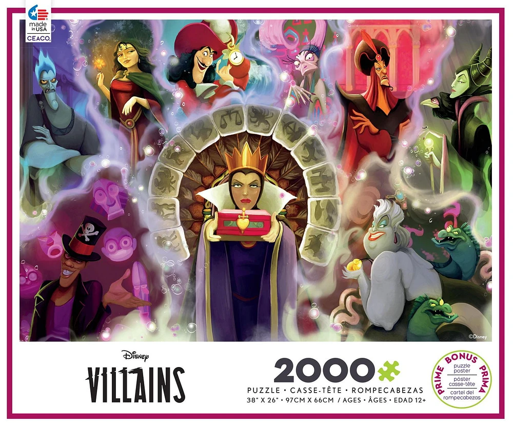 DISNEY - VILLAINS 2 - 2000 PIECE PUZZLE