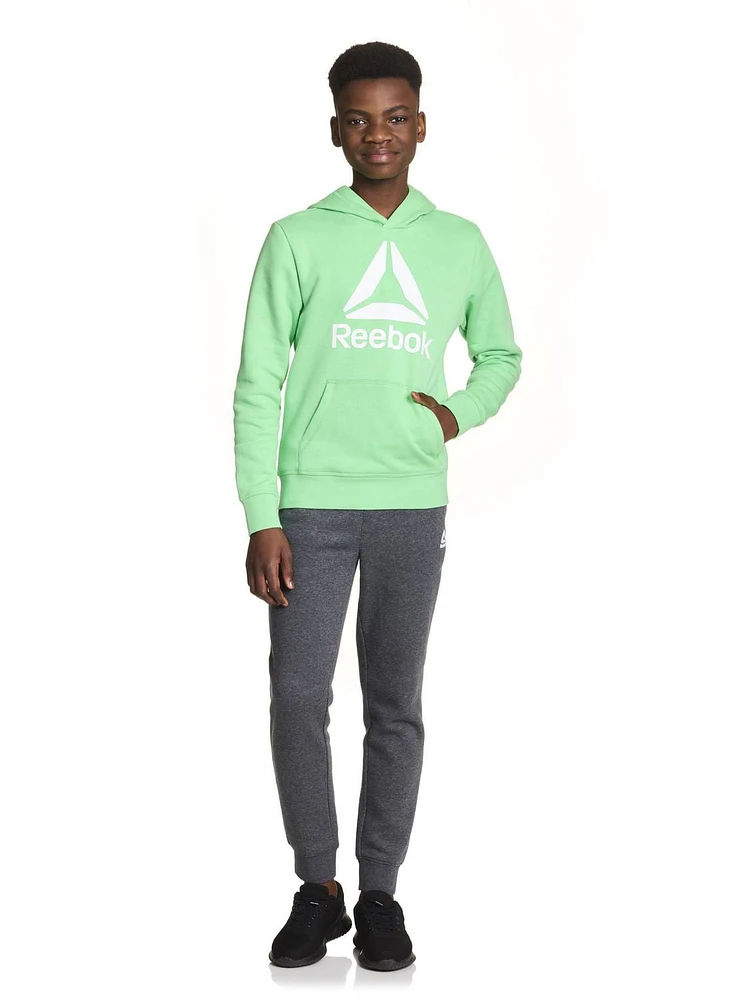 Sweat à capuche en polaire Delta de Reebok pour garçon Tailles 4-18