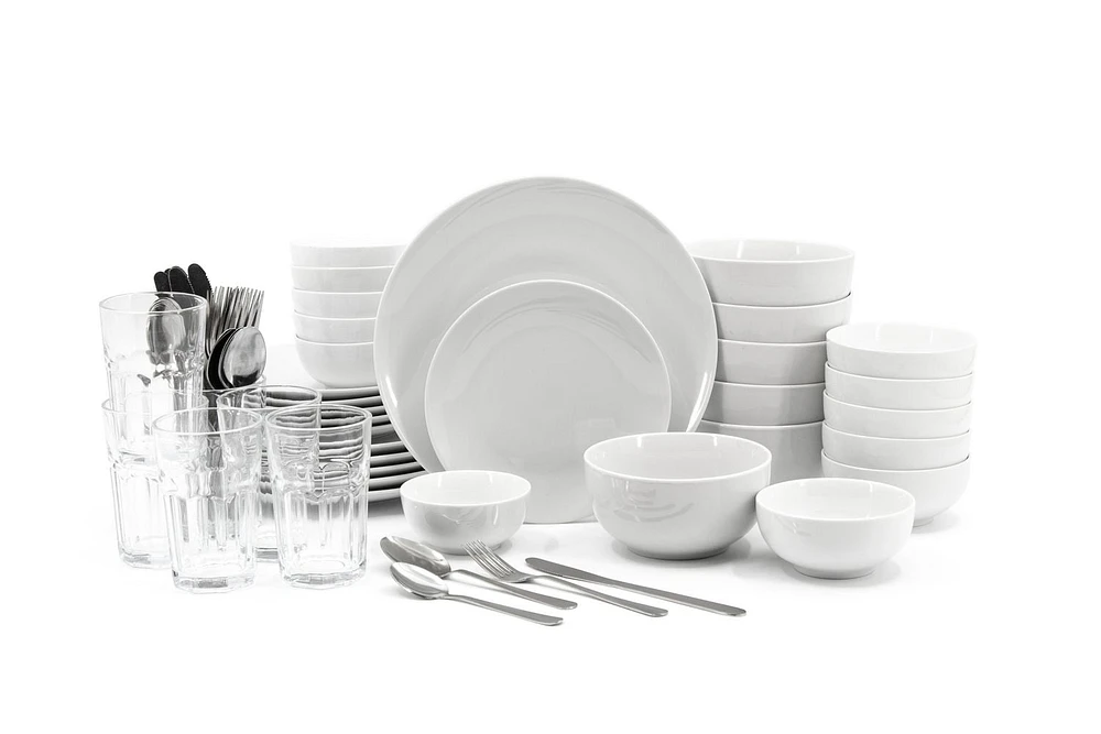 60 Piece Dinnerware Combo Set, 60 Piece Set