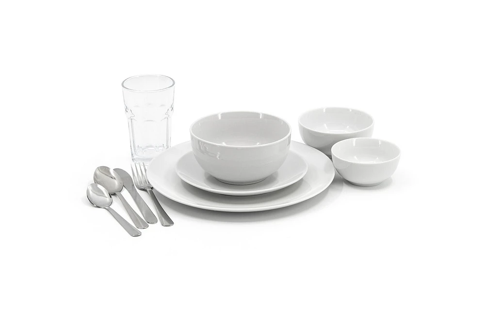 60 Piece Dinnerware Combo Set, 60 Piece Set