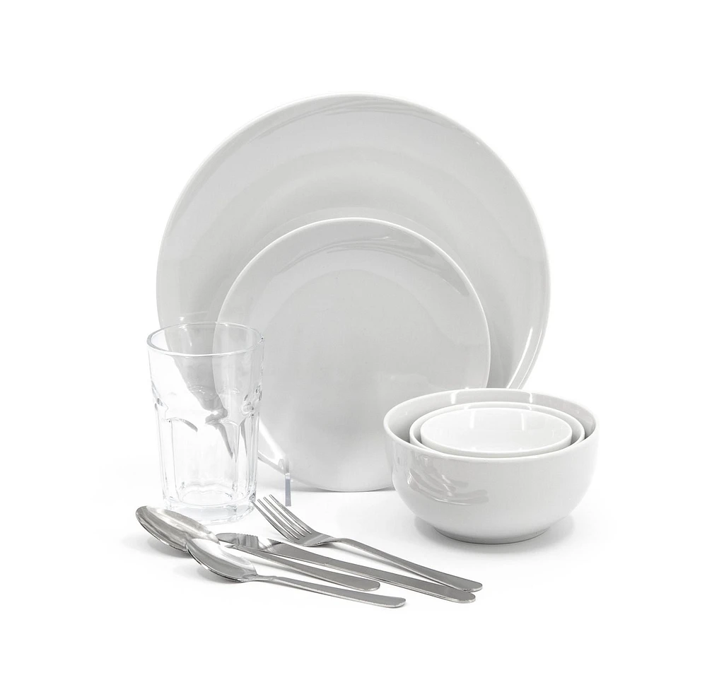 60 Piece Dinnerware Combo Set, 60 Piece Set