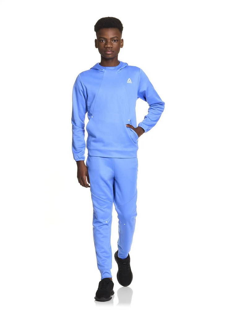 Reebok Sweat à capuchon Momentum avec poches pour garçon Tailles 4-18