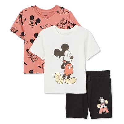 Ensemble 3 pièces Mickey Mouse Disney pour petits garçons Tailles 2T-5T