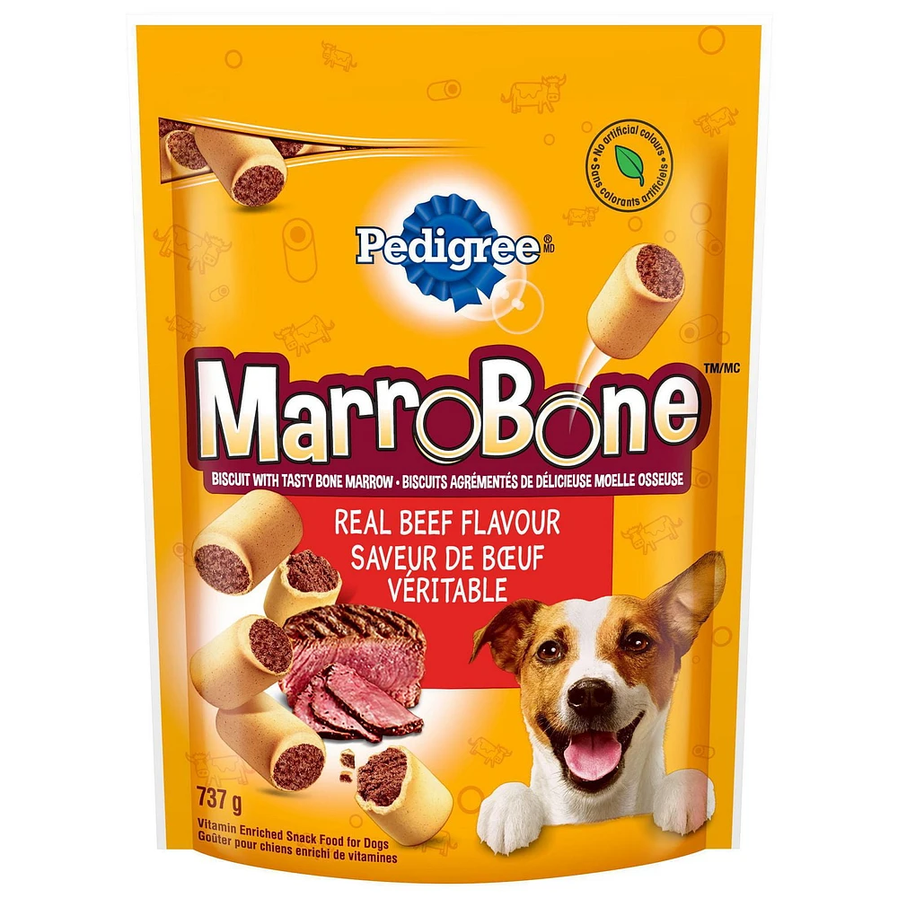 Pedigree Marrobone Adult Dog Treats Beef Flavour, 737g - 3kg